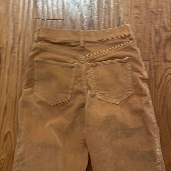 Express corduroy wide leg high rise crop pant size 2 - Picture 12 of 14